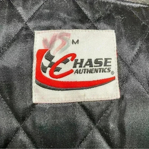 Dale Earnhardt SR "The Intimidator" Chase Authentics Black Leather Coat Men’s M - Picture 6 of 10